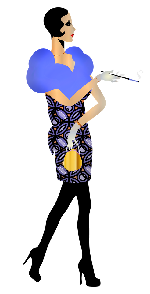 Flapper 1920 Angela Rose fra Pixabay