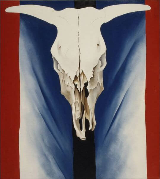 The Great American Everything - Cows Scull Red, White, and Blue, 1931